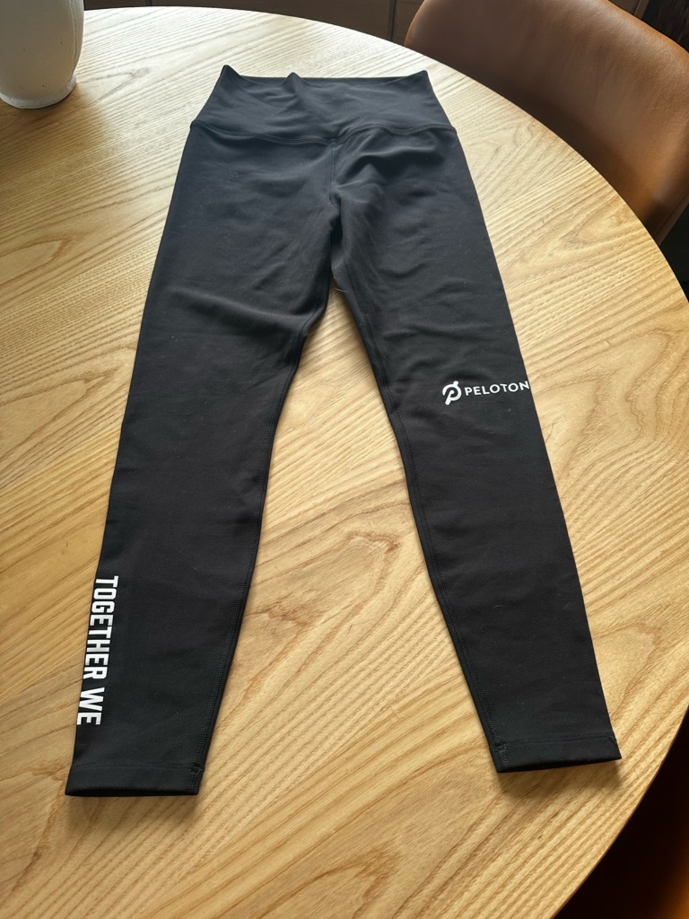 Peloton women’s Black Performance Leggings - 'Together We'